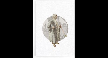 Walljar - Egyptian - Muurdecoratie - Poster