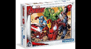 Clementoni - The Avengers - Kinderpuzzel - 20 x 15 cm - 60 Stukjes - Vanaf 5 jaar