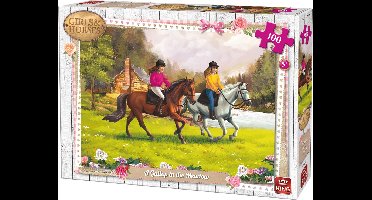 Kinderpuzzel A GALLOP IN THE MEADOW 99 Stukjes