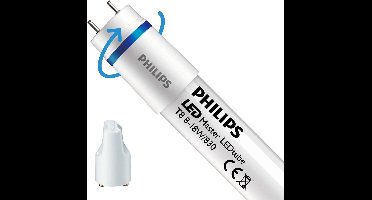 Philips MASTER LEDtube T8 60cm - LED TL Buis - 8W 3000K - 1000lm - Warm Wit