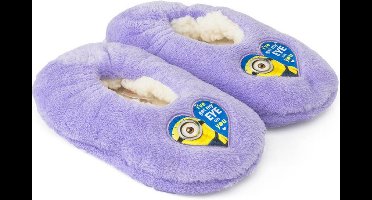 Minions Pantoffel Slofjes - Paars - Maat 27/28