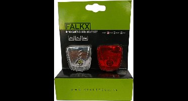 Falkx Magnetische Verlichtingsset LED – Voorlicht en Achterlicht - Nooit Meer Batterijen Nodig