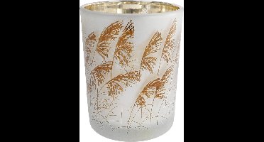 Set van 2 Theelichthouders Straw S 7,5 x 7,5 x 8 en 10 x 10 x 12.5 cm