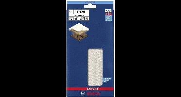 Bosch Accessories EXPERT M480 2608900763 Schuurnet voor vlakschuurmachine Ongeperforeerd Korrelgrootte 120 (l x b) 230 mm x 115 mm 10 stuk(s)