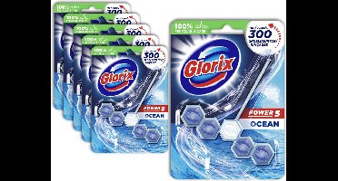 6x Glorix Power 5 WC Blok Ocean