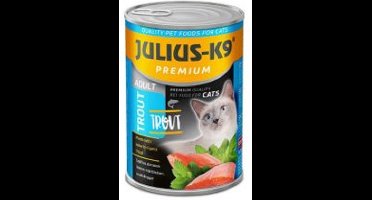 Julius K9 - Kattenvoer - Blikvoer - Natvoer - Adult - Forel - 10 x 415g