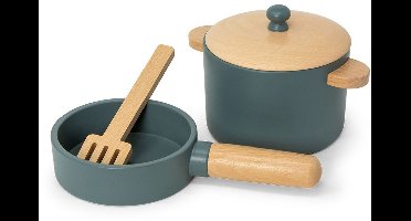 Mama memo pannenset smaragdgroen - 4-delig