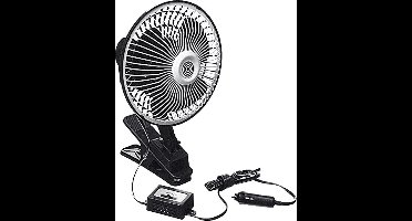 All Ride Autoventilator - 12 Volt - met Clip - Oscillerend