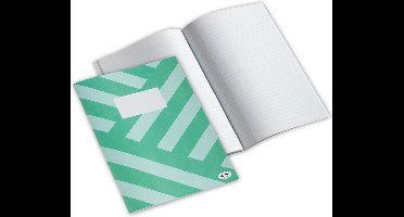 Multo - Set van 3 Gelinieerde A4 Schriften - 160 Pagina's per Schrift - Groen - FSC®-gecertificeerd