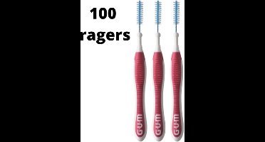 Gum Travler Ragers 1.4mm Roze - 2 x 50 stuks - Voordeelverpakking