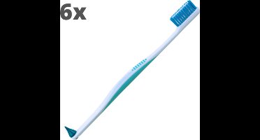 6x Lactona Tandenborstel M Easycomfort Medium met tip
