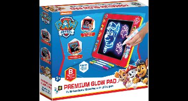 PAW Patrol - Premium Glow Pad - Magisch Tekenbord - Multicolor