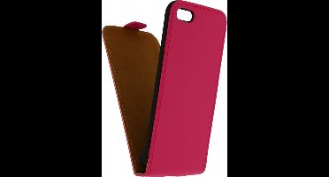 Apple iPhone 5C Hoesje - Mobilize - Ultra Slim Serie - Kunstlederen Flipcase - Roze - Hoesje Geschikt Voor Apple iPhone 5C
