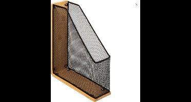 Tijdschrifthouder - Metaal - Bamboe