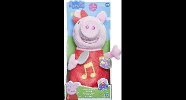 Peppa Pig Oink Along Songs Peppa Feature Plush - Franstalige Knuffel