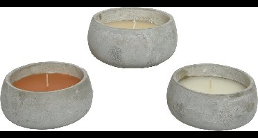 Candle citronella dia13-L13-H6.20cm ass