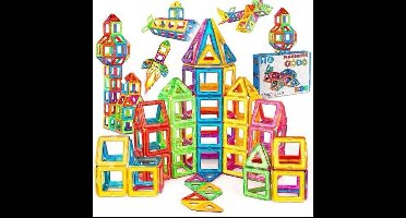 Magnetisch Speelgoed - Voordeelset 40 Stuks - Magnetic Tiles - Magnetisch Constructie Speelgoed - Montessori Speelgoed - Veilig Voor Kinderen - Magnetisch Speelgoed Bouwset