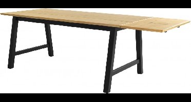 Eame inlegplaat 90 x 45 cm in gefineerd wild eiken.