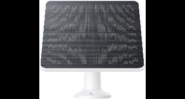eufy Security Zonnepaneel (3W) Compatibel met eufyCam, Continue Stroomvoorziening, IP65 Weerbestendig voor Buitensurveillance en Cameralading
