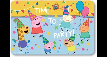 Peppa Pig time to party! placemat 43 x 28 cm multicolor