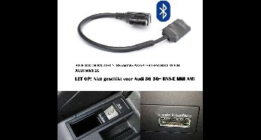Bluetooth Adapter Geschikt voor Audi A4 A5 Q5 A6 Q7 Met AMI MMI 2G Audio Muziek Streaming Aux
