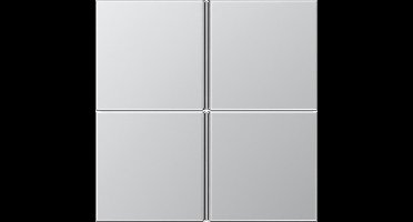 JUNG AL2404TSA JUN KNX TASTER LS-ALU.4V SYMB