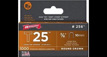 Arrow Nieten 10 mm hoogte voor T25 1000 stuks