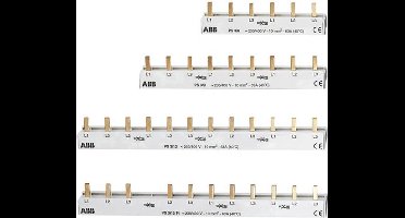 ABB 2CDL231001R1009 ABB PS3/9 1 stuk(s) 158 mm verzamelrail Phase busbar Aantal rijen 3 3-polig 10 mm² 1 stuk(s)