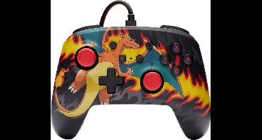 PowerA Geavanceerde Bedrade Controller voor Nintendo Switch/ OLED model/ Nintendo Switch Lite - Charizard Firestorm