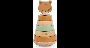 Trixie Houten Stapeltoren - Mr. Lion - Houten stacking toy - Educatief speelgoed - Voor Jongens & Meisjes - Leeuw