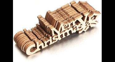 S&E Set van 20 houten kerstornamenten - Kerstmis