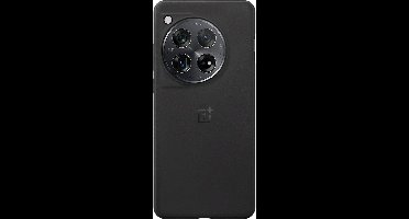 Origineel OnePlus 12 Hoesje Sandstone Textuur Back Cover Zwart