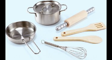 Hape Houten Speelgoed Kookset