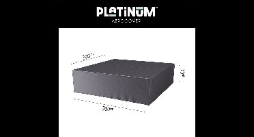 Platinum AeroCover - Loungesethoes - 235x235xH70cm - Ademend - Waterproof - Hoge kleurechtheid