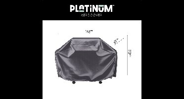 Platinum AeroCover - Gasbarbecuehoes - 148x61xH110cm - Ademend - Waterproof - Hoge kleurechtheid