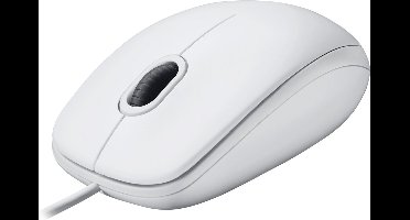 Logitech M100 - Bedrade Muis - USB - Plug & Play - Wit