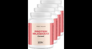Protiplan - Protein Milkshake Caramel - 4 stuks - 4 x 450 g - Eiwitdieet - Low carb