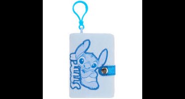Disney - Lilo & Stitch - Mini - Pluche - Notitieboekje - 7x10cm - bagclip - blauw