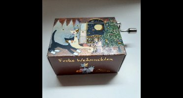 Muziekdoosje - speeldoosje kerst van kunstenares Rosina Wachtmeister - Adventure