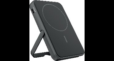 Fresh 'n Rebel Magnetische Powerbank Draadloos - 5000 mAh – Geschikt voor MagSafe Powerbank - Storm Grey