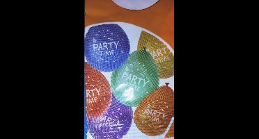 Ballonnen Party time | Ballons|Feest Decoratie | Verjaardags Ballonnen | Feest ballonnen | Festival | Ø 23cm | 12X