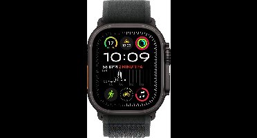 Apple Watch Ultra 2 Cellular 49mm - Trail-bandje M/L - Zwart