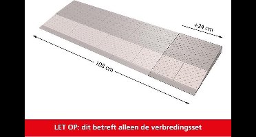SecuCare verbredings set voor je drempelhulp - 3 laags - 108cm