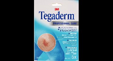 3M Tegaderm Transparant Waterdicht Filmverband 10 cm x 12 cm 5 Verbandmiddelen