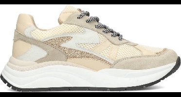 PS Poelman CHARU Dames Sneakers - Wit Met Combinatie