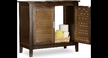 DailySupplies® Wastafelonderkasten - Badkamerkast - Wastafelmeubel - Donkerbruin