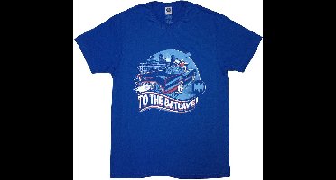 DC Comics Batman - To The Batcave Heren T-shirt - L - Blauw