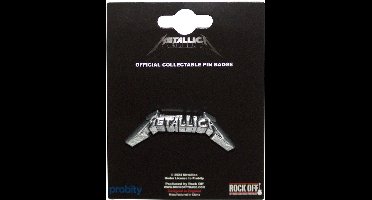Metallica - 3D Logo Pin - Zilverkleurig