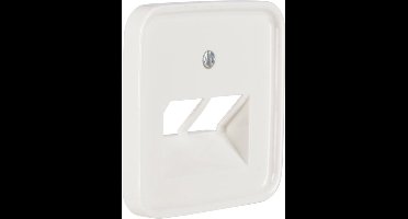 Busch-Jaeger Refl centraalplaat polar wit tel/data 2x8pl