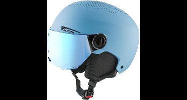 Alpina Zupo Visor Q-Lite Junior Skihelm Met Vizier | Smoke Blue Matt | Q-Lite Blue Cat. 2 | Maat: 51 - 55 cm